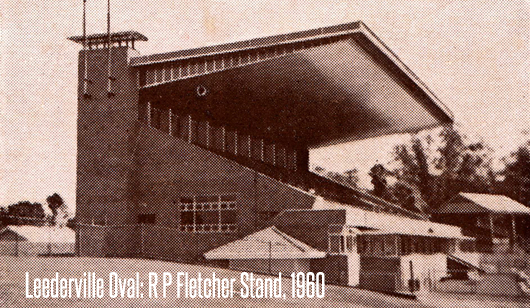 Leederville Oval: R P Fletcher Stand, 1960