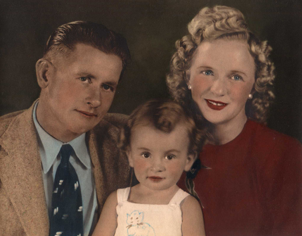 Mouchemore family portrait, c 1948.